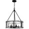 Quoizel Fortress 5-Light Earth Black Pendant FTS2821EK - alternate 1